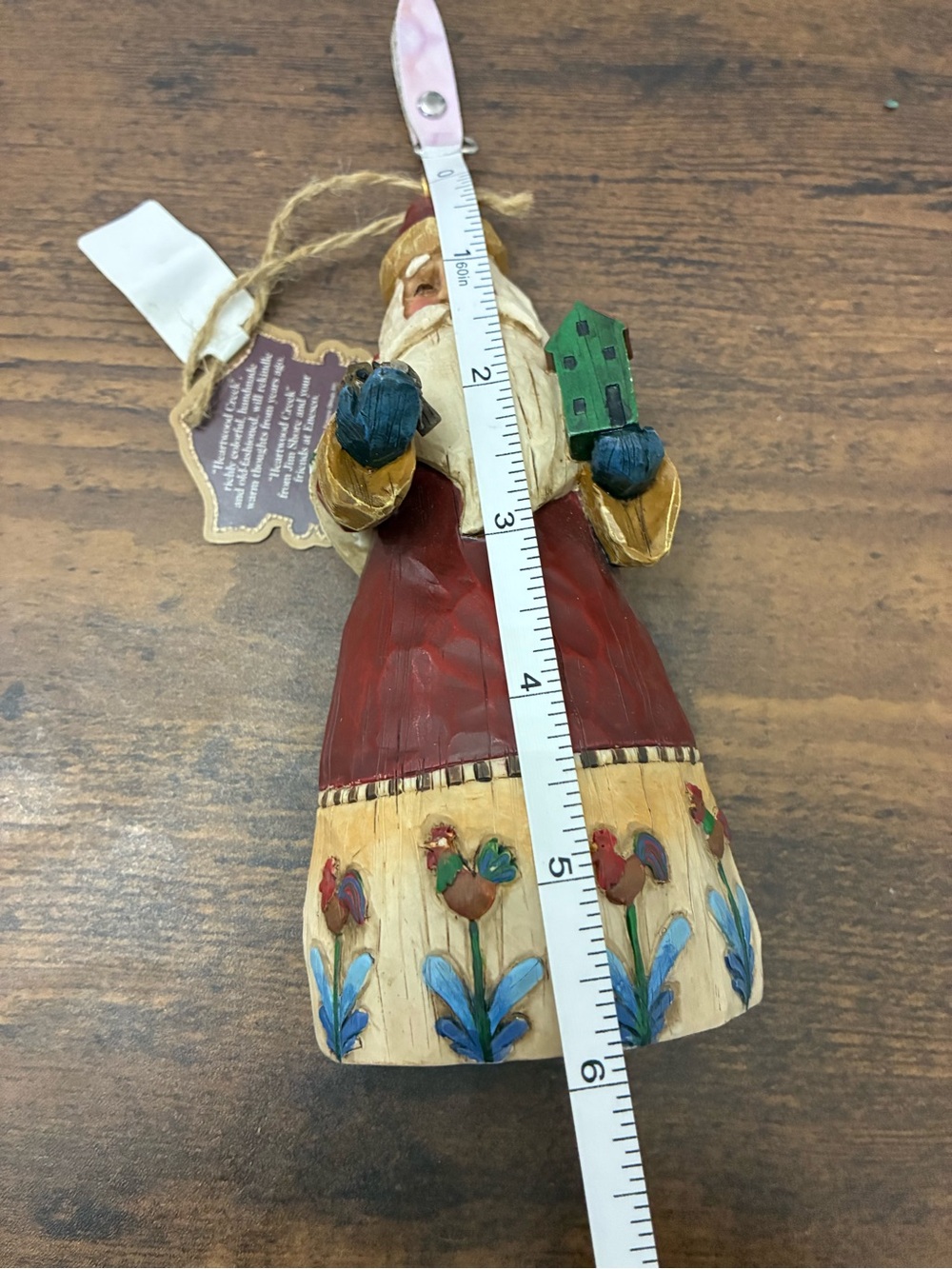 Jim Shore Heartwood Creek Santa with Birds/Birdhouse Ornament - Picture 10 of 10